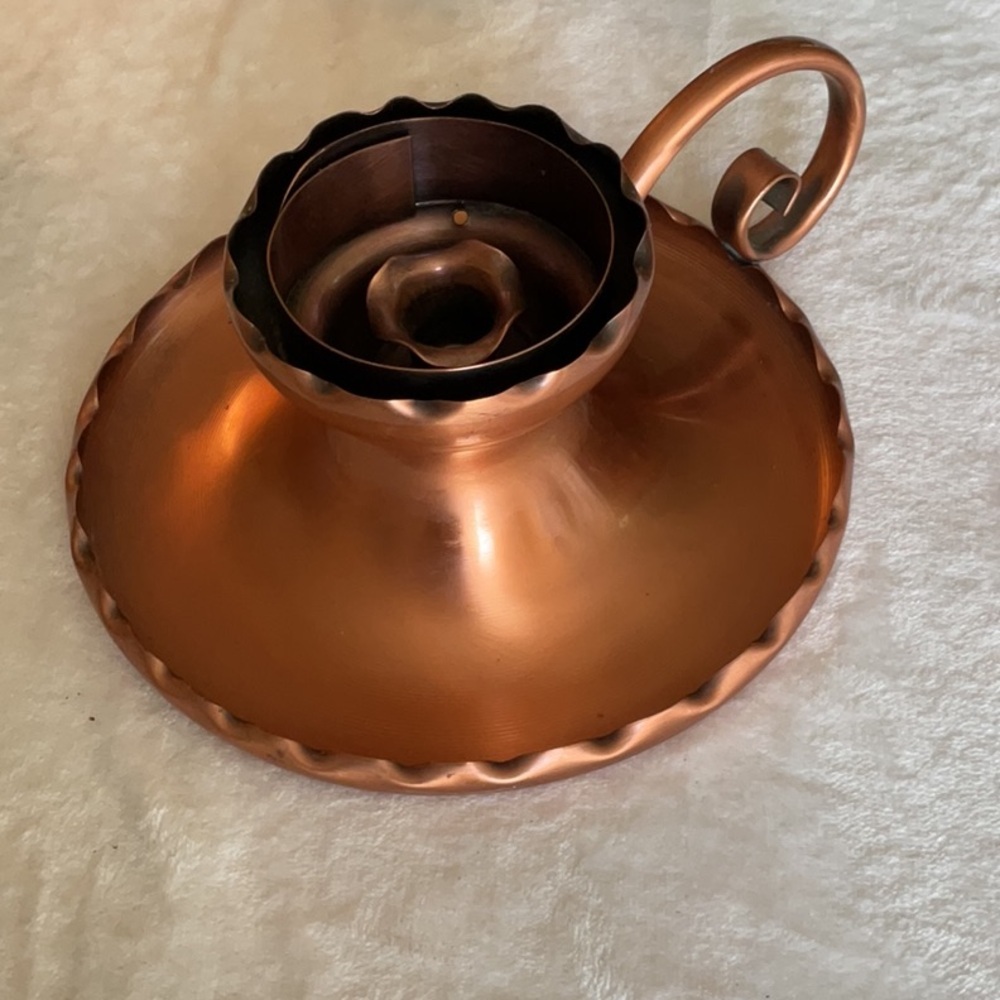 Copper vintage Candle stick Holder